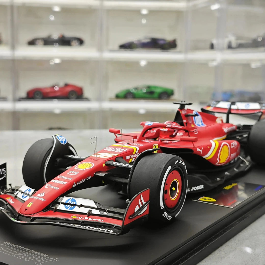 1:18 Ferrari 2024 SF-24 #16 미국 GP 오스틴 찰스 르클레르 F1 룩 스마트 제작 레진 모형 자동차 - 뷰 3