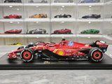 1:18 Ferrari 2024 SF-24 #16 미국 GP 오스틴 찰스 르클레르 F1 룩 스마트 제작 레진 모형 자동차 - 뷰 5