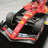 1:18 Ferrari 2024 SF-24 #55 아부다비 GP 카를로스 사인즈 F1 룩 스마트 제작 레진 모델 자동차 - 뷰 11