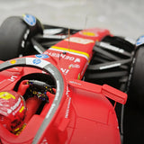 1:18 Ferrari 2024 SF-24 #55 아부다비 GP 카를로스 사인즈 F1 룩 스마트 수지 모델 자동차 - 뷰 13