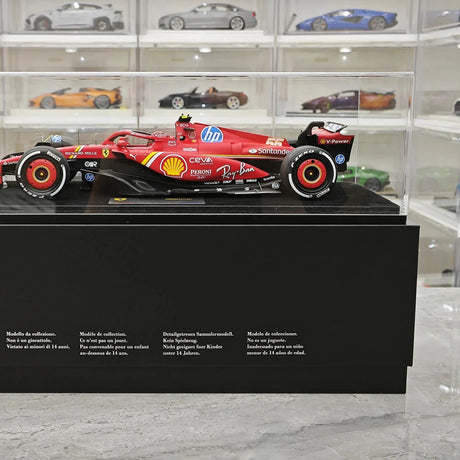 1:18 Ferrari 2024 SF-24 #55 Abu Dhabi GP Carlos Sainz F1 Resin-Modell von Look Smart – Ansicht 14