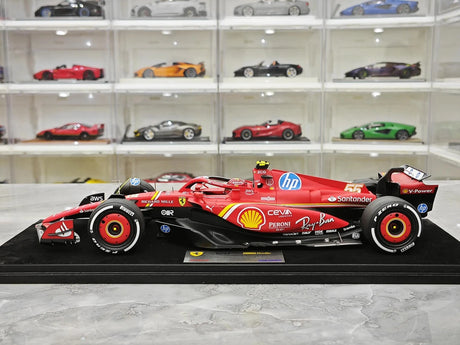 1:18 Ferrari 2024 SF-24 #55 Abu Dhabi GP Carlos Sainz F1 Resin-Modell von Look Smart – Ansicht 5