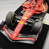 1:18 Ferrari 2024 SF-24 #55 호주 GP 카를로스 사인즈 F1 룩 스마트 수지 모델 자동차 - 뷰 10