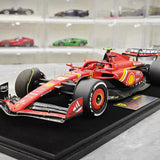1:18 Ferrari 2024 SF-24 #55 호주 GP 카를로스 사인즈 F1 룩 스마트 제작 레진 모델 자동차 - 뷰 3