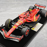 1:18 Ferrari 2024 SF-24 #55 호주 GP 카를로스 사인즈 F1 룩 스마트 제작 레진 모델 자동차 - 뷰 4