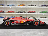 1:18 Ferrari 2024 SF-24 #55 호주 GP 카를로스 사인즈 F1 룩 스마트 제작 레진 모델 카 - 뷰 8
