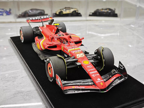 1:18 Ferrari 2024 SF-24 #55 Australier GP Carlos Sainz F1 Harzmodell von Look Smart – Ansicht 9