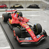 1:18 Ferrari 2024 SF-24 #55 미국 GP 오스틴 카를로스 사인즈 F1 룩 스마트 제작 레진 모델 자동차 - 뷰 10