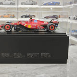 1:18 Ferrari 2024 SF-24 #55 미국 GP 오스틴 카를로스 사인즈 F1 룩 스마트 제작 레진 모델 자동차 - 뷰 14