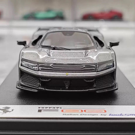 [Look Smart] 1:43 Ferrari 2024 F80 Gray Model Car Resin