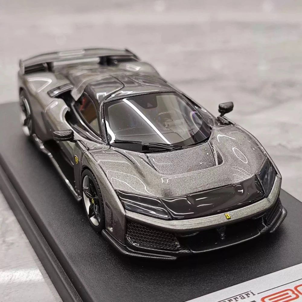 [Look Smart] 1:43 Ferrari 2024 F80 Gray Model Car Resin