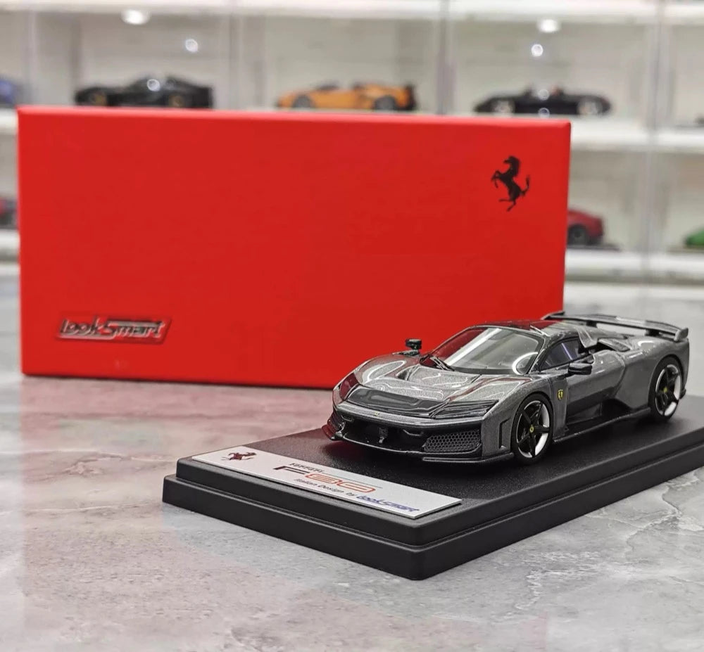 [Look Smart] 1:43 Ferrari 2024 F80 Gray Model Car Resin