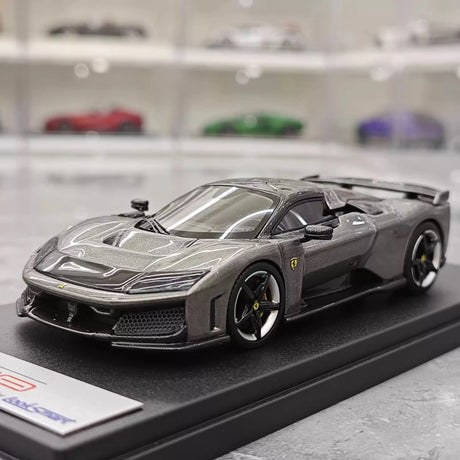 [Look Smart] 1:43 Ferrari 2024 F80 Gray Model Car Resin