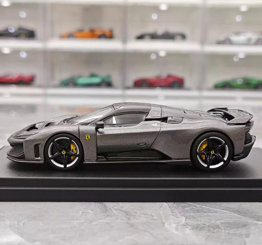 [Look Smart] 1:43 Ferrari 2024 F80 Gray Model Car Resin