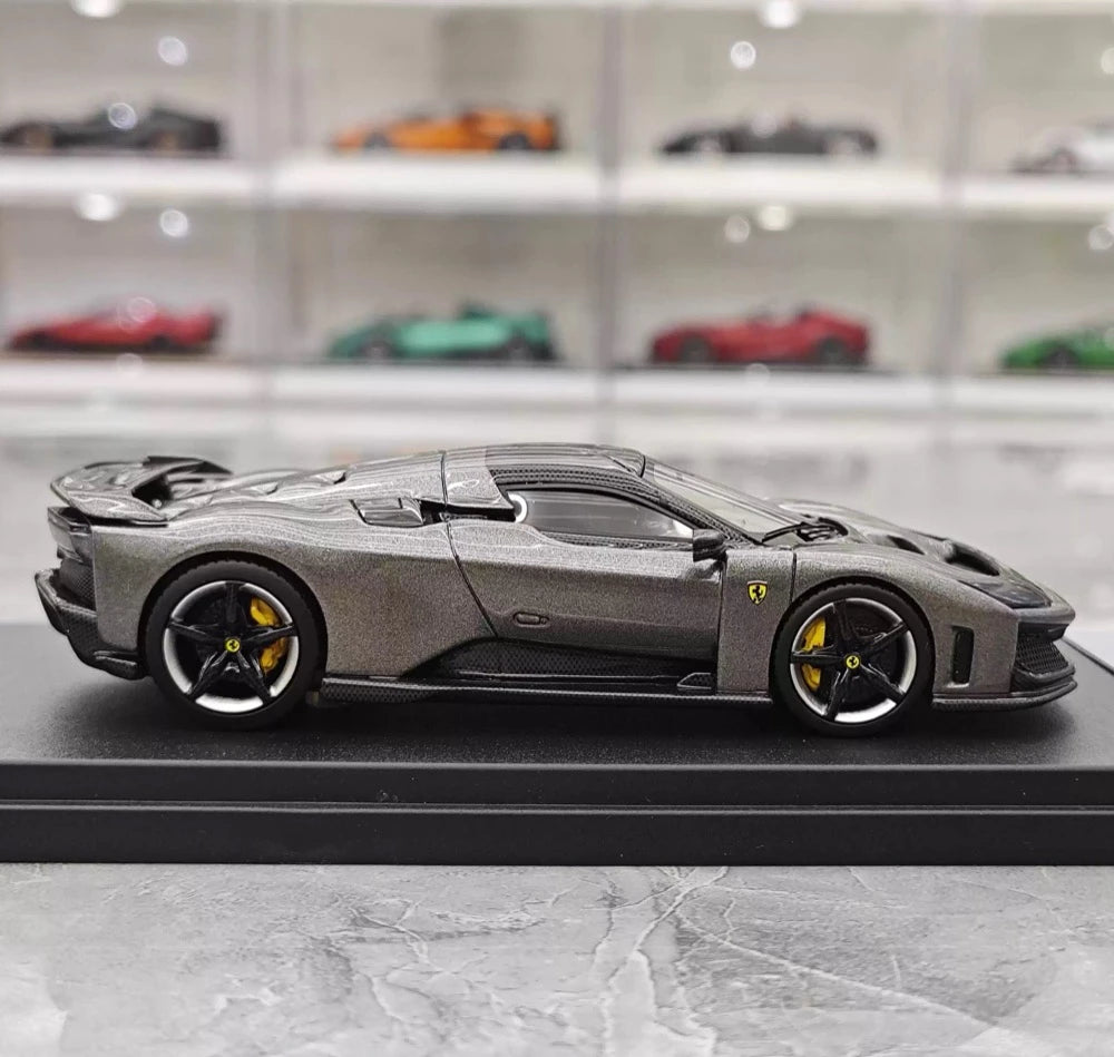 [Look Smart] 1:43 Ferrari 2024 F80 Gray Model Car Resin