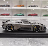 [Look Smart] 1:43 Ferrari 2024 F80 Gray Model Car Resin