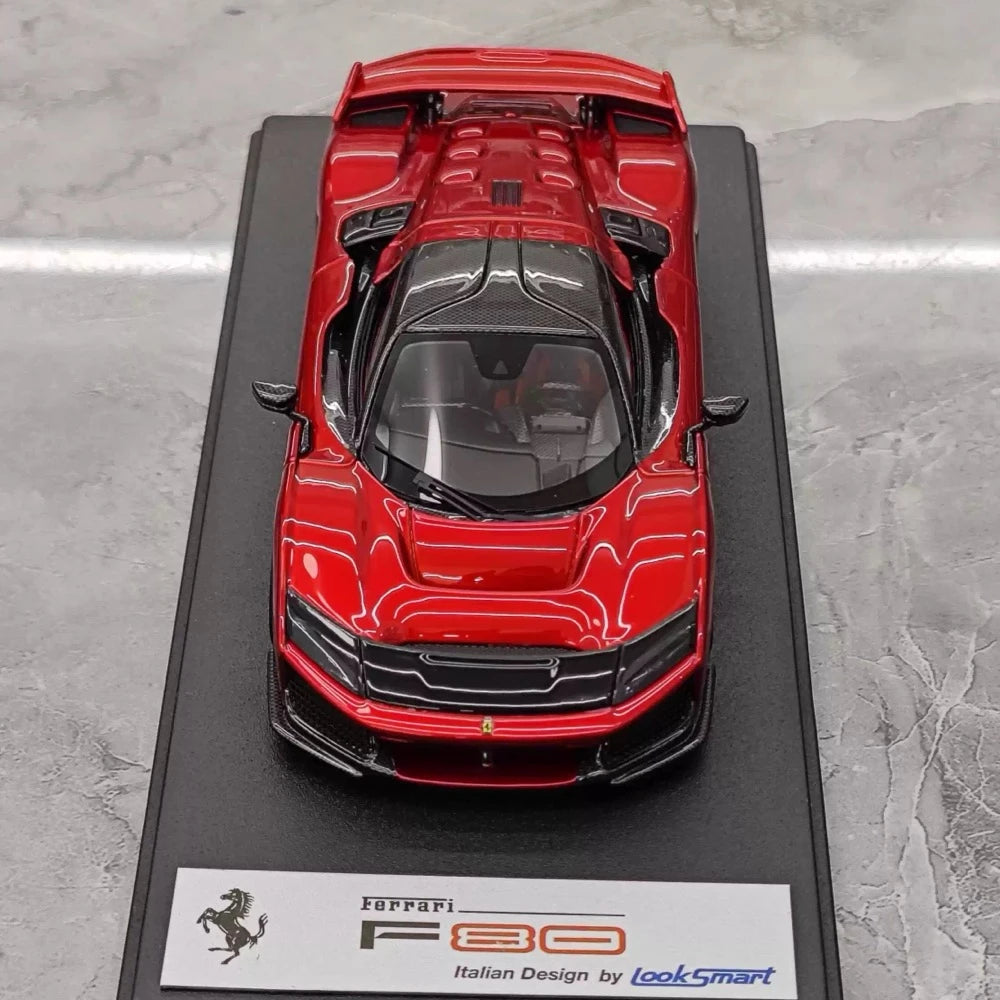 [Look Smart] 1:43 Ferrari 2024 F80 Red Model Car Resin