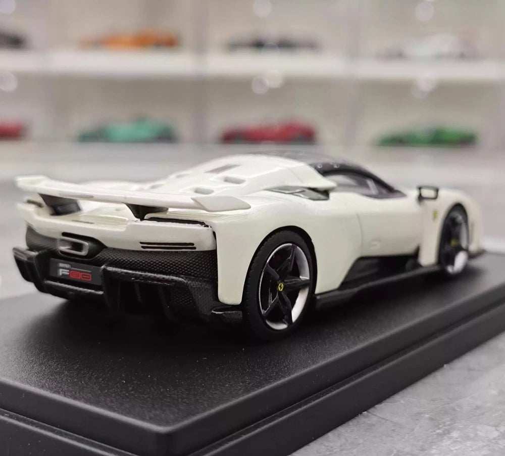 [Look Smart] 1:43 Ferrari 2024 F80 White Model Car Resin