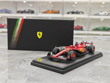 1:43 Ferrari 2024 SF-24 #16 أبوظبي GP تشارلز لوكلي F1 ر سيارة موديل من الراتنج من لوك سمارت - عرض 14