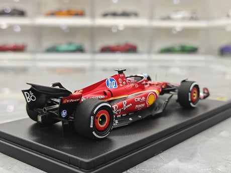 1:43 Ferrari 2024 SF-24 #16 أبوظبي GP تشارلز لوكلي F1 رك سيارة موديل من الراتنج من لوك سمارت - عرض 8