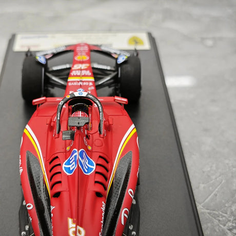 1:43 Ferrari 2024 SF-24 #16 الولايات المتحدة GP أوستن تشارلز لوكلي F1 رك نموذج سيارة من الراتنج من تصميم لوك سمارت - عرض 12