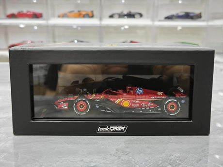 1:43 Ferrari 2024 SF-24 #16 الولايات المتحدة GP أوستن تشارلز لوكلير F1 نموذج سيارة من الراتنج من لوك سمارت - عرض 16