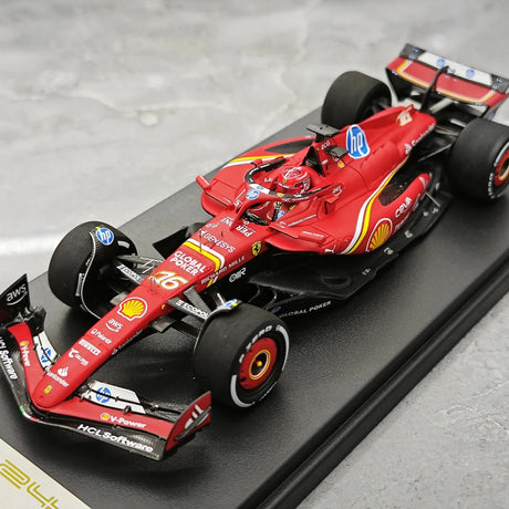 1:43 Ferrari 2024 SF-24 #16 الولايات المتحدة GP أوستن تشارلز لوكليرك نموذج سيارة من الراتنج F1 من لوك سمارت - عرض 4