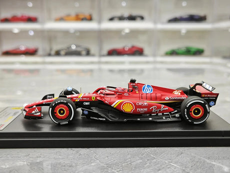 1:43 Ferrari 2024 SF-24 #16 الولايات المتحدة GP أوستن تشارلز لوكلير F1 نموذج سيارة من الراتنج من لوك سمارت - عرض 5