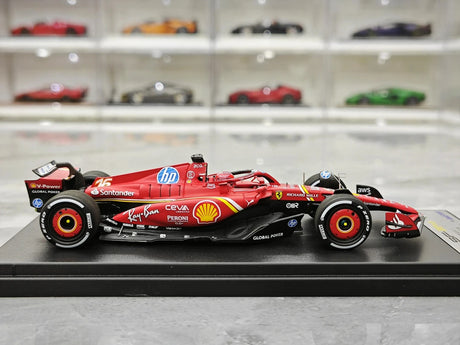 1:43 Ferrari 2024 SF-24 #16 الولايات المتحدة GP أوستن تشارلز لوكلير F1 نموذج سيارة من الراتنج من لوك سمارت - عرض 9
