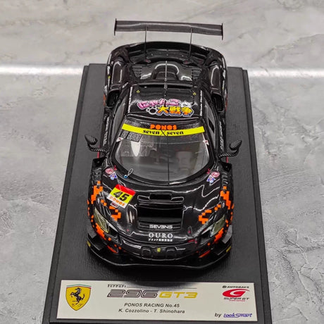[Look Smart] 1:43 Ferrari 2025 296 GT3 #45 Model Car Resin / Closed Body