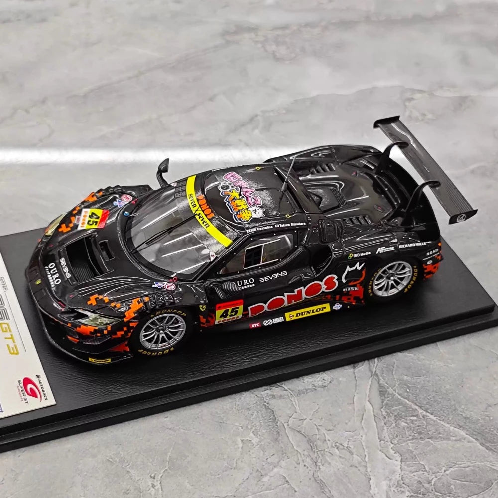 [Look Smart] 1:43 Ferrari 2025 296 GT3 #45 Model Car Resin / Closed Body