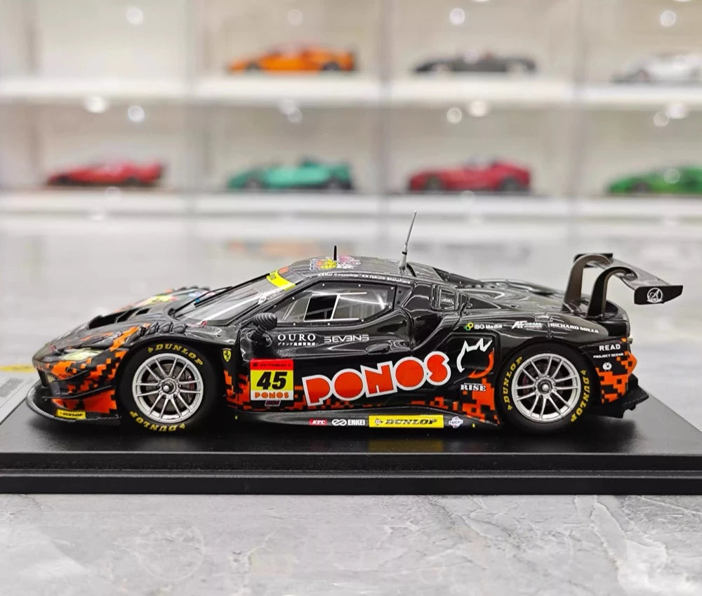 [Look Smart] 1:43 Ferrari 2025 296 GT3 #45 Model Car Resin / Closed Body