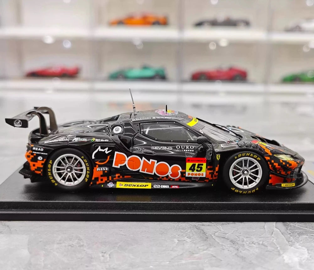 [Look Smart] 1:43 Ferrari 2025 296 GT3 #45 Model Car Resin / Closed Body