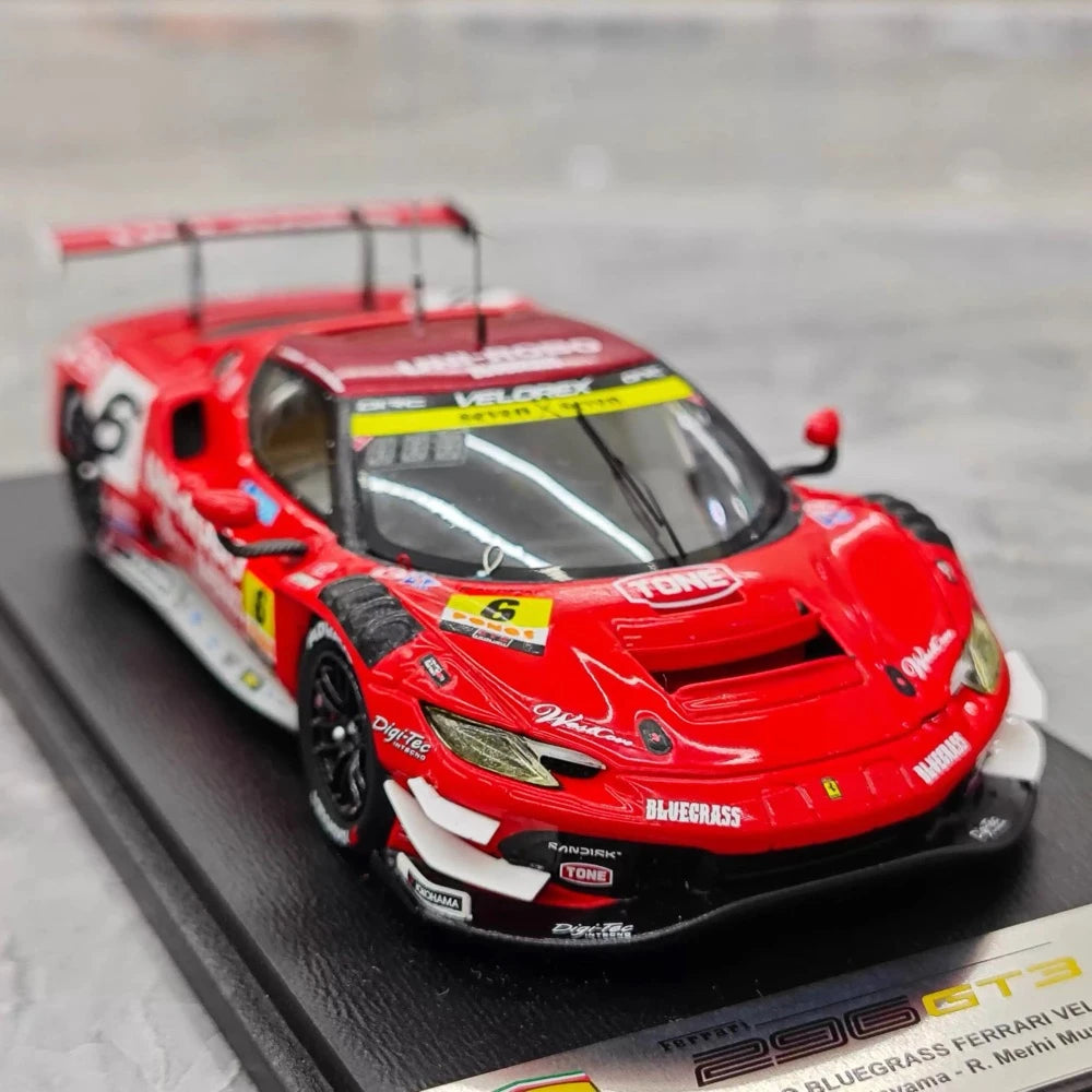 [Look Smart] 1:43 Ferrari 2025 296 GT3 #6 Model Car Resin / Closed Body