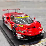 [Look Smart] 1:43 Ferrari 2025 296 GT3 #6 Model Car Resin / Closed Body