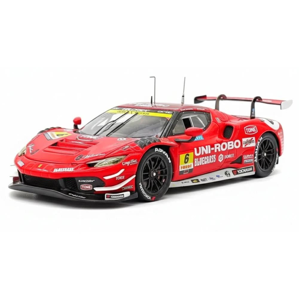 [Look Smart] 1:43 Ferrari 2025 296 GT3 #6 Model Car Resin / Closed Body