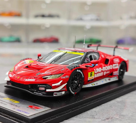 [Look Smart] 1:43 Ferrari 2025 296 GT3 #6 Model Car Resin / Closed Body