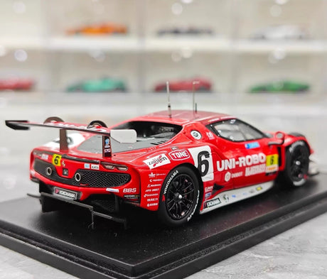 [Look Smart] 1:43 Ferrari 2025 296 GT3 #6 Model Car Resin / Closed Body
