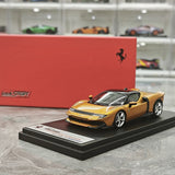Wyglądaj mądrze Ferrari 2025 849 Testarossa Coupe Arancio Amber 1:43 – kolekcjonerski model żywicy z żywicy