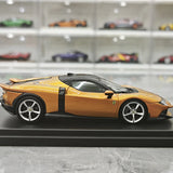 Wyglądaj mądrze Ferrari 2025 849 Testarossa Coupe Arancio Amber 1:43 – kolekcjonerski model żywicy z żywicy