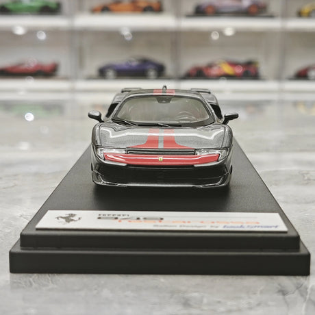 Look Smart Ferrari 2025 849 Testarossa coupe Grigio Silverstone Assetto Fiorano 1:43 – keräilyhartsimalli hartsi