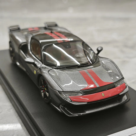 Look Smart Ferrari 2025 849 Testarossa coupe Grigio Silverstone Assetto Fiorano 1:43 – keräilyhartsimalli hartsi