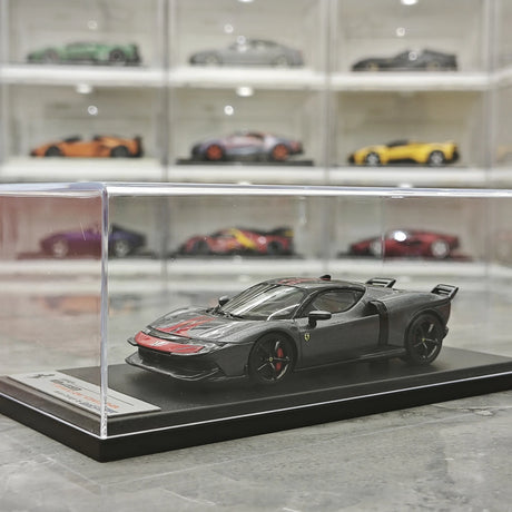 Look Smart Ferrari 2025 849 Testarossa coupe Grigio Silverstone Assetto Fiorano 1:43 – keräilyhartsimalli hartsi
