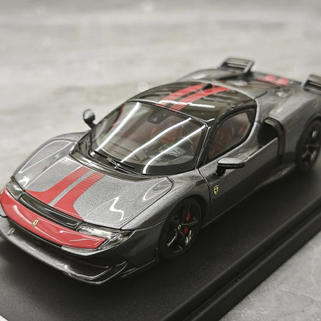 Look Smart Ferrari 2025 849 Testarossa coupe Grigio Silverstone Assetto Fiorano 1:43 – keräilyhartsimalli hartsi