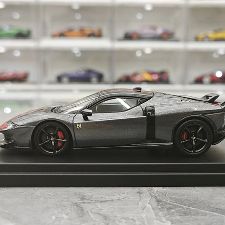 Look Smart Ferrari 2025 849 Testarossa coupe Grigio Silverstone Assetto Fiorano 1:43 – keräilyhartsimalli hartsi
