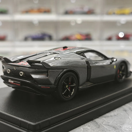 Look Smart Ferrari 2025 849 Testarossa coupe Grigio Silverstone Assetto Fiorano 1:43 – keräilyhartsimalli hartsi