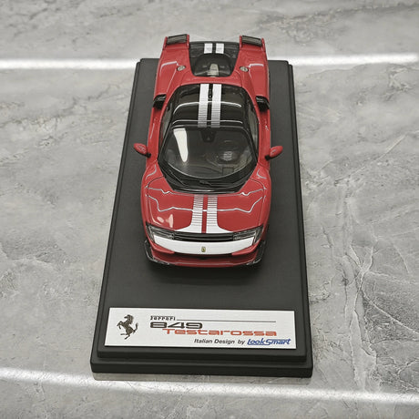 Look Smart Ferrari 2025 849 Testarossa Coupe Rosso Corsa Assetto Fiorano 1:43 – keräilyhartsimalli hartsi
