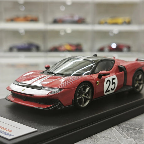 Look Smart Ferrari 2025 849 Testarossa Coupe Rosso Corsa Assetto Fiorano 1:43 – keräilyhartsimalli hartsi