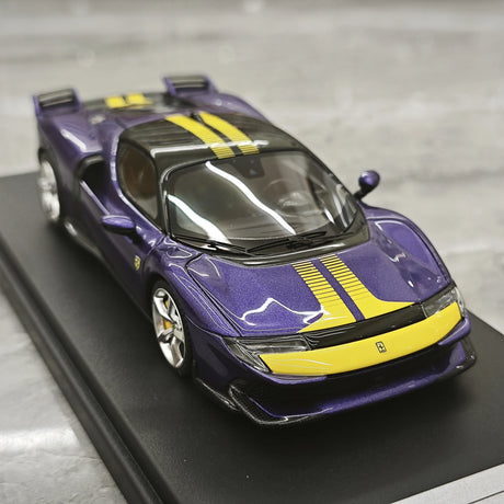 Look Smart Ferrari 2025 849 Testarossa coupe viola dino assetto Fiorano 1:43 – keräilyhartsimalli hartsi