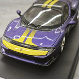 Look Smart Ferrari 2025 849 Testarossa coupe viola dino assetto Fiorano 1:43 – keräilyhartsimalli hartsi